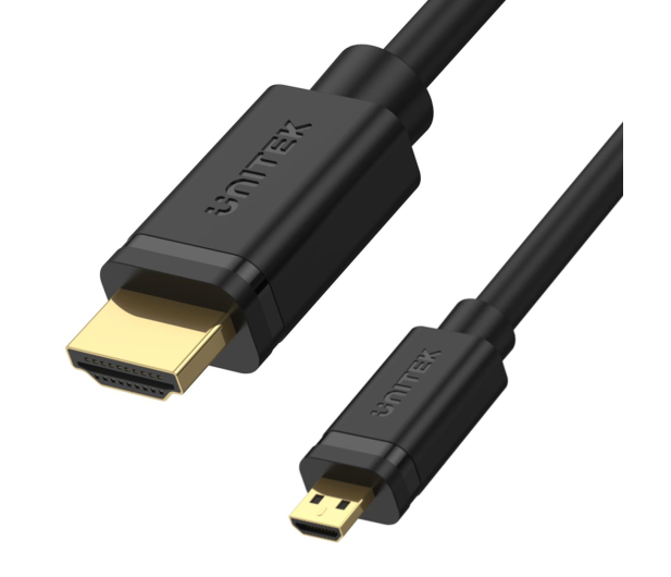 UNITEK Kabel micro HDMI - HDMI 2.0 (4k/60Hz, 2m) Y-C182 - 662683 - zdjęcie 2